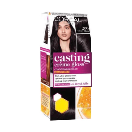 Loreal Paris Hair Colour Casting Creme Gloss Ebony Black 200	